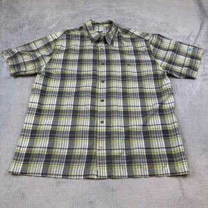 Kuhl Mountain Culture Short‎ Sleeve Button Up Shirt Mens XL Plaid